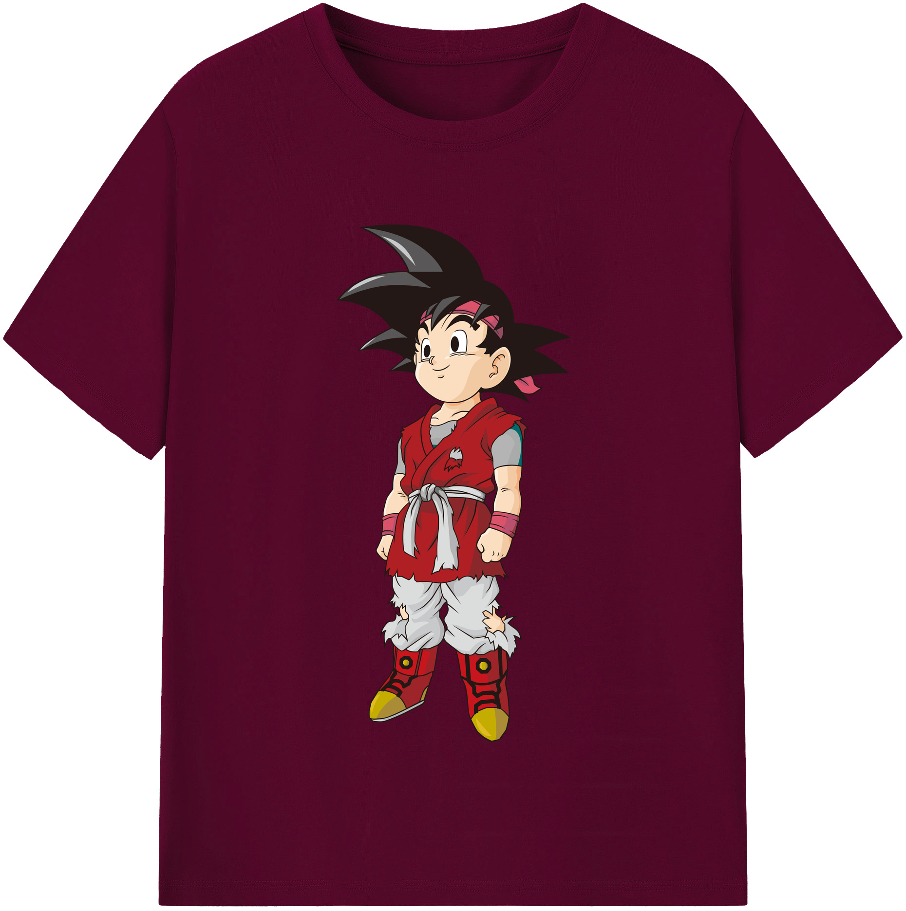 （画像用） ドラゴンボール 孫悟空（そん ごくう）Son Goku カカロット DRAGON BALL Kakarotto レディースカジュアルプリントTシャツ（綿100％）